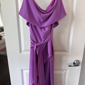 Lavish Alice Orchid Purple Strapless Dress